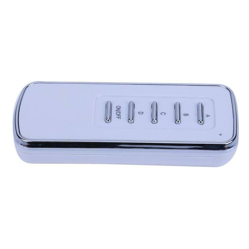 220V 4 Way Wireless RF Remote Control ON/OFF Switch + 1 Remote Controllers