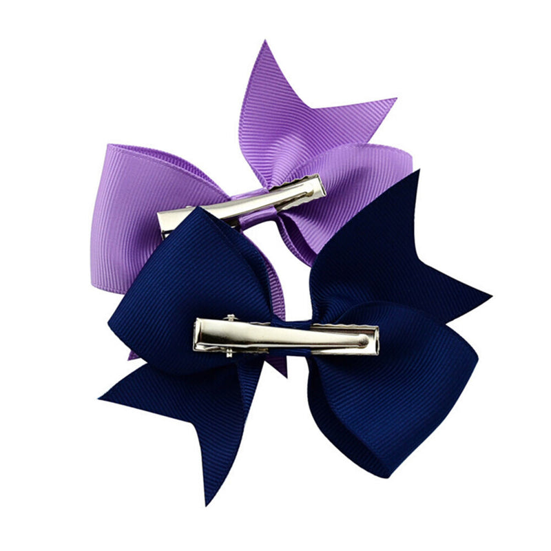 20PCs Baby 10cm Hair Bow Boutique Girl Alligator Clips Grosgrain Ribbon-HeadJC+