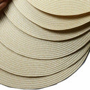 Indoor & Outdoor Round Woven Placemat, Set of 6 Perfect for Fall, Dinner Pa