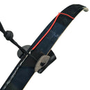 Bow Stringer Archery Hunting Bow Install Tool Rope with Leather Tip Nylon Cord