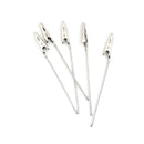 10pcs Non-insulated Electric Test Crocodile Metal Alligator Clips 10cm Long M&E