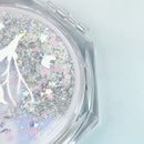 Mini Makeup Mirror Drift Sand Portable Cosmetic Folding Compact Pocket JC3C