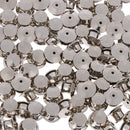 100Pcs/set  LOW PROFILE Locking Pin Backs Keepers for all Pin Post Pins FT