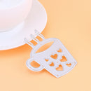 Love Cup DIY Cutting Dies Metal Stencils Scrapbook Craft