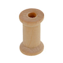 70Pcs Small Wooden Hand Crafts Thread Spool Bobbins Sewing Craft Bird Toys Parts