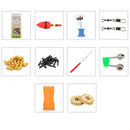Fishing Rod Reel Case Waterproof Fishing Gear Organizer With Double Zippers