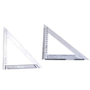 2Pieces 150mm 200mm length Triangle Ruler 90 Degree Square Stainless Steel