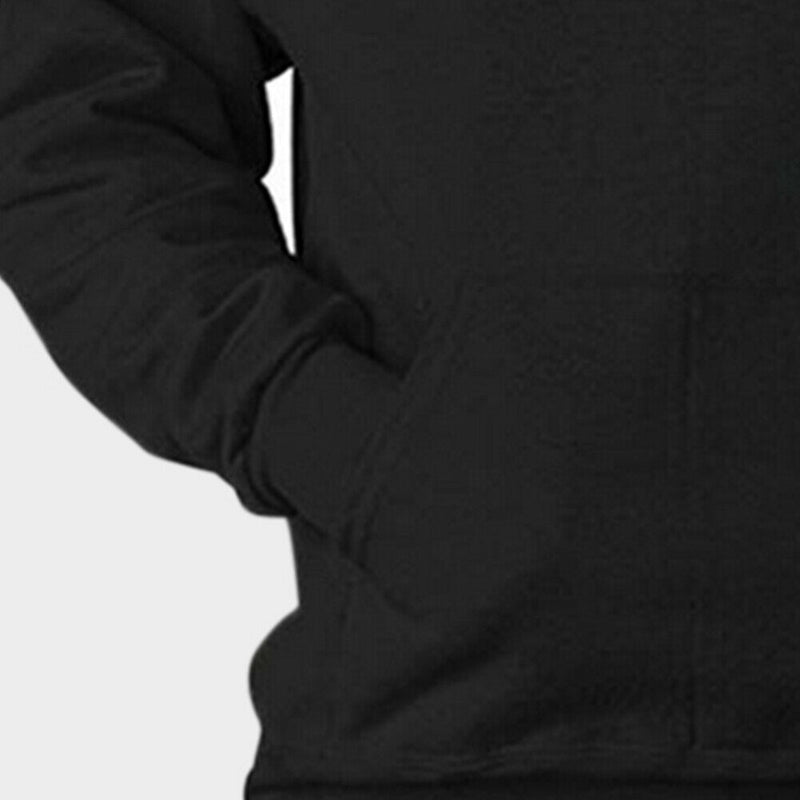 Friends Print Hoodies Unisex Long Sleeve Loose Casual Sweatshirts (Black M) A