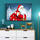 Diamond Painting Santa Wearing Glasses 5D Full Round Drill Picture 40x30cm