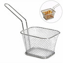 4Pcs/Lot Chips Mini Fry Baskets Stainless Steel Fryer Basket Strainer Servi K2N8