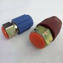 Retrofit 7/16 to 3/8 Conversion Adapter R12 to R134a High/Low AC Fitting