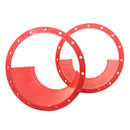 2Pieces Car Horn Speaker Waterproof Cover Housing Protective Cap Shield 6.5 inch
