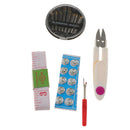 Portable Sewing Kit with Flower Parrten Basket Random Color Sewing Supplies