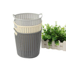 Round Storage Basket with Handle Debris Clothes Bucket Toys Books Organizer
