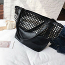 Big Bag For Women Summer Shopper Bag Tote Rivet Large Capacity Soft Leather