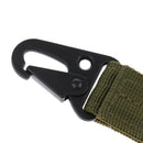 Webbing Buckle Tool Outdoor Camping D-carabiner Key Hook Hunting Army Green