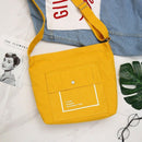 Harajuku Style Canvas Bag Handbag Zipper Unisex Fashion Travel Canvas Bags