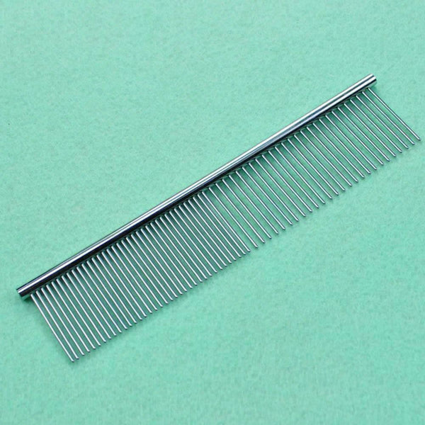 Stainless Steel Comb Hair Brush Shedding For Cat Dog Hot Trimmer Grooming U3D6