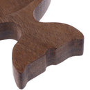Small Wood Dessert Plate Mini Fish Fruit Sushi Plate Sauce Dish MatB Bj