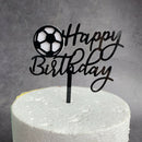 Football Acrylic Cake Topper Soccer Happy Birthday Cake Topper For Birthday JR