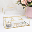Makeup Organiser Case Cosmetic Display Case 3 Grids Storage Holder Makeup Box