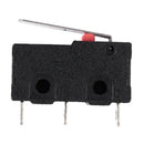 10 x Cut hinge lever SPDT momentary 1 NC 1 number mini switch 250 VAC 3 A K7A5