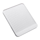 Dish Drying Drip Rack Drainer Dryer Kitchen Cup Storage Tray Organizer White