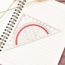 Multifunction Triangular Ruler Scribing Ruler Triangle Rulers Tools 45 degrees `