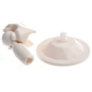 New White Wall Attachable Shower Head Holder Bathroom Vacuum Suction Cup