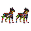 2pcs Graffiti Pitbull Car Stickers PVC Vinyl DecalsÃ‚Â Auto Styling Graphics
