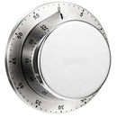 1Hour Stainless Steel Mechanical Kitchen Timer Alarm Baking Cook Magnetic Bas@