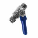 Water Purifier Reverse Osmosis Tee Inlet Ball Valve Set 1/2" BSP To 1/4" Tube x1