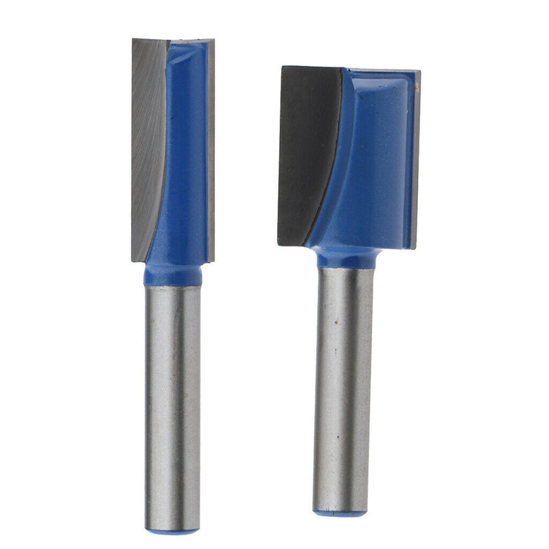 2pcs 1/4 Shank Straight Flush Trim Router Bits Woodworking Cutting Tools,