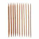 55pcs 11 Sizes 13cm Double Pointed Carbonized Bamboo Knitting Needles Set