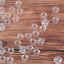 100x Transparent Dreadlocks Hair Ring Hair Braid Beads Cuffs Clips 6mm Ho3C