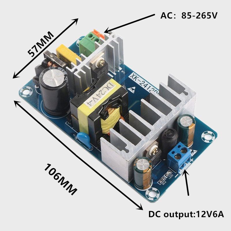 AC110v 220v to DC 24V 6A AC-DC Switching Power Supply Board ModuleB Gn