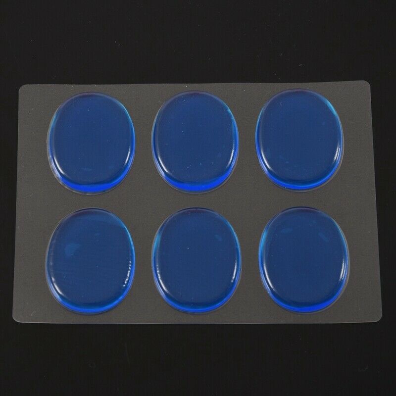 6pcs/set Snare Drum Mute Pad Drum Damper Gel Pads Snare Tom Drum Muffler