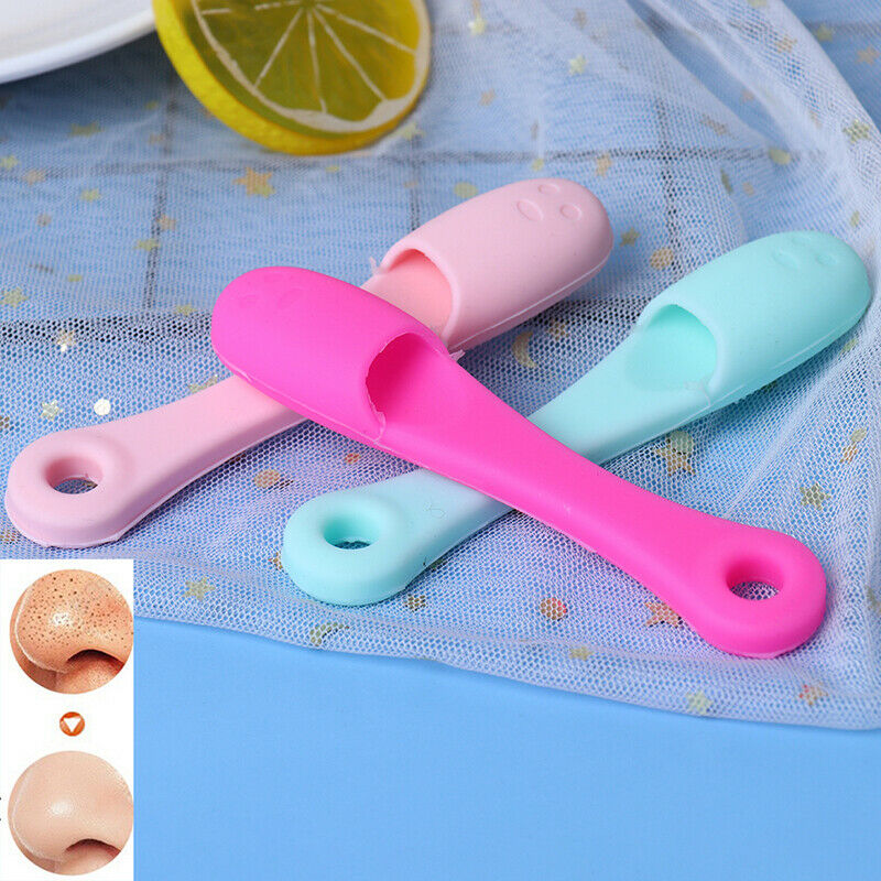 Silicone Blackhead Remover Brush Facial Clean Cleanser Face Nose Pore CleanS Gw