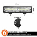 400W Led Work Light Bar Flood Combo Beam Offroad Fog Driving Lights
