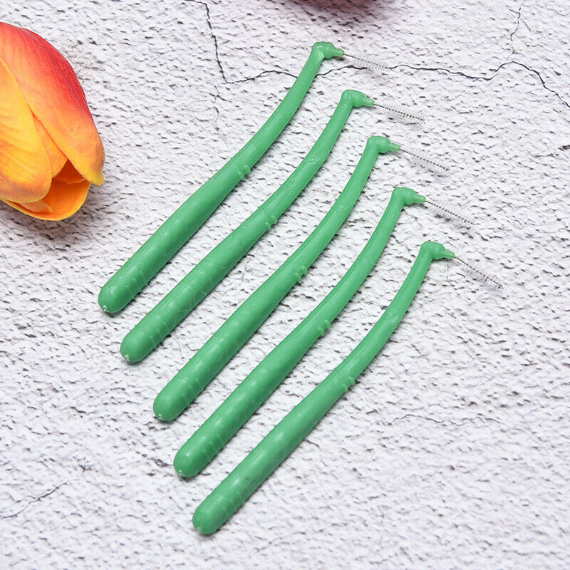 5Pcs Teeth Interdental Brushes Clean Tooth Floss Head Hygiene Dental Oral Ca Hn