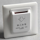 5Pcs Hotel Saving Power Switch Ac-220V 30A Three Line Wall Sensory Switch w