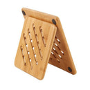 Bamboo Trivet, Home Kitchen Bamboo Hot Pads Trivet, Heat Resistant Pads Tea F1A6