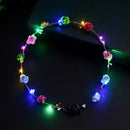 Beach Party Crown Led Flower Headband Light Up Hair Wreath Hairband Garland S1Z1