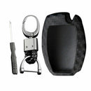 For Mercedes-Benz Carbon Fiber Smart Car Key Case Cover Fob Holder Accesso DFJ