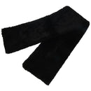 Women's Faux Rabbit Fur Scarf Autumn Winter Scarves black C7W4