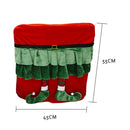 Christmas Fairy Legs Chair Covers Stool Cover Festival New Year Decor (A)