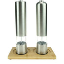 2 Pcs Set Electric Pepper Grinder or Salt Grinder Automatic Battery Operate