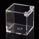 12pcs 6x6x6 cm Square Wedding Candy Box Plastic Clear Gift Box Transparent  S9S7