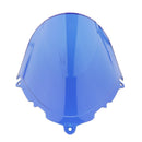 Motorcycle windshield wind deflector W/ Bracket for GSX600 750F 1998-08 Blue