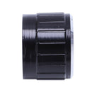 Aluminum alloy knob for volume control, 23 x 17mm, black Z6K1